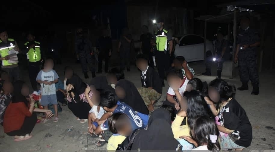 125 illegals detained in Sandakan blitz