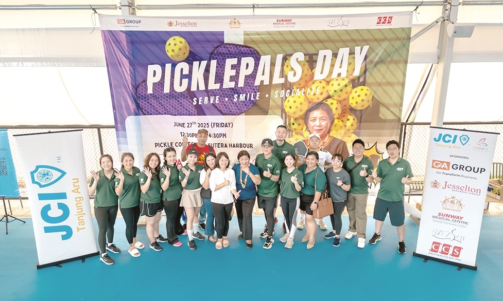 JCI Tanjung Aru hosts pickleball workshop