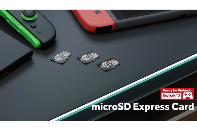 أطلقوا العنان لسرعة اللعب مع بطاقة microSD Express Card TF338 من شركة AGI Technology المصممة خصيصًا لمنصة تشغيل الألعاب Switch