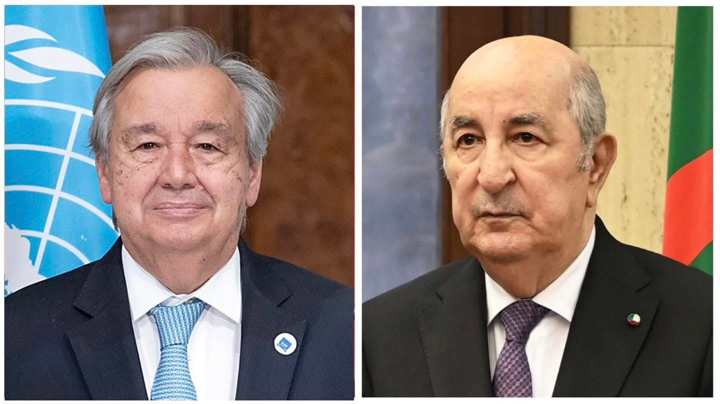 العرباوي يبحث مع غوتيريش انعكاسات الأزمات والنزاعات الراهنة على العمل متعدد الأطراف