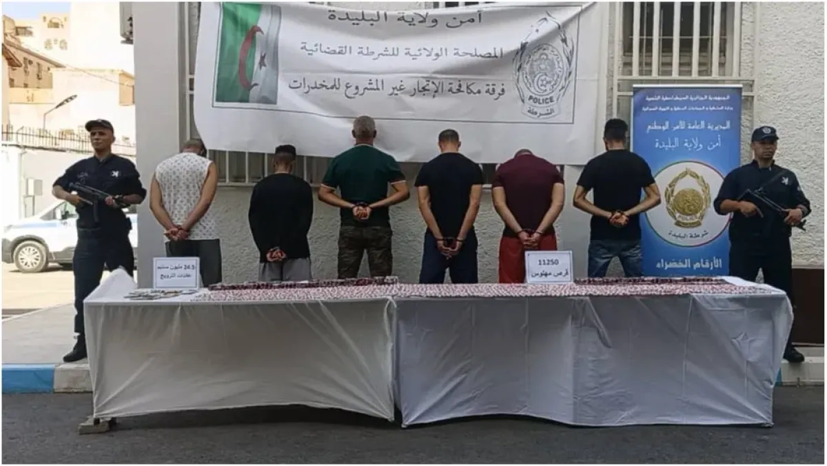 البليدة: الإطاحة بعصابة تروج المهلوسات