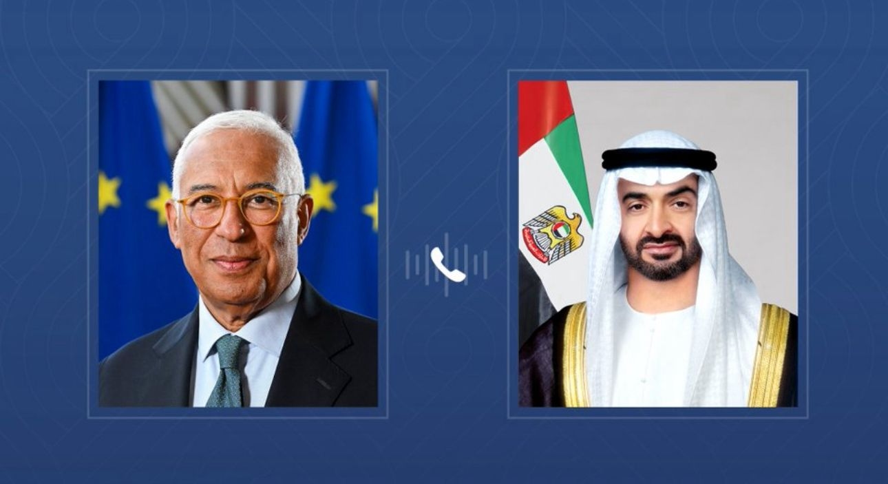 محمد بن زايد ورئيس المجلس الأوروبي يبحثان هاتفياً سبل تعزيز العلاقات بين الإمارات والاتحاد الأوروبي والتطورات الإقليمية