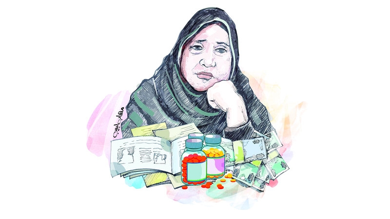 «أم درويش» تحتاج إلى أدوية بـ 34.5 ألف درهم