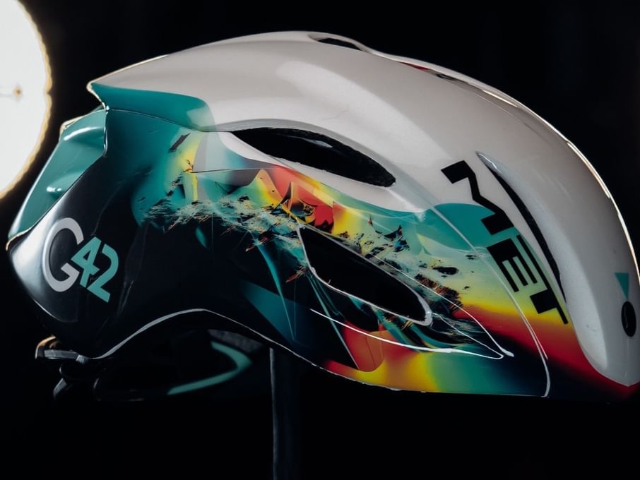 G42, UAE Team Emirates-XRG unveil first AI-powered cycling helmet
