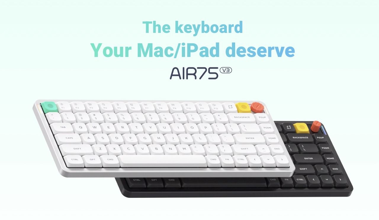 NuPhy Air75 V3 Wireless Low-Profile Mechanical Keyboard