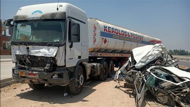 السجن 15 عاما للسائق المتسبب فى وفاة 19 ضحية على الطريق الإقليمى