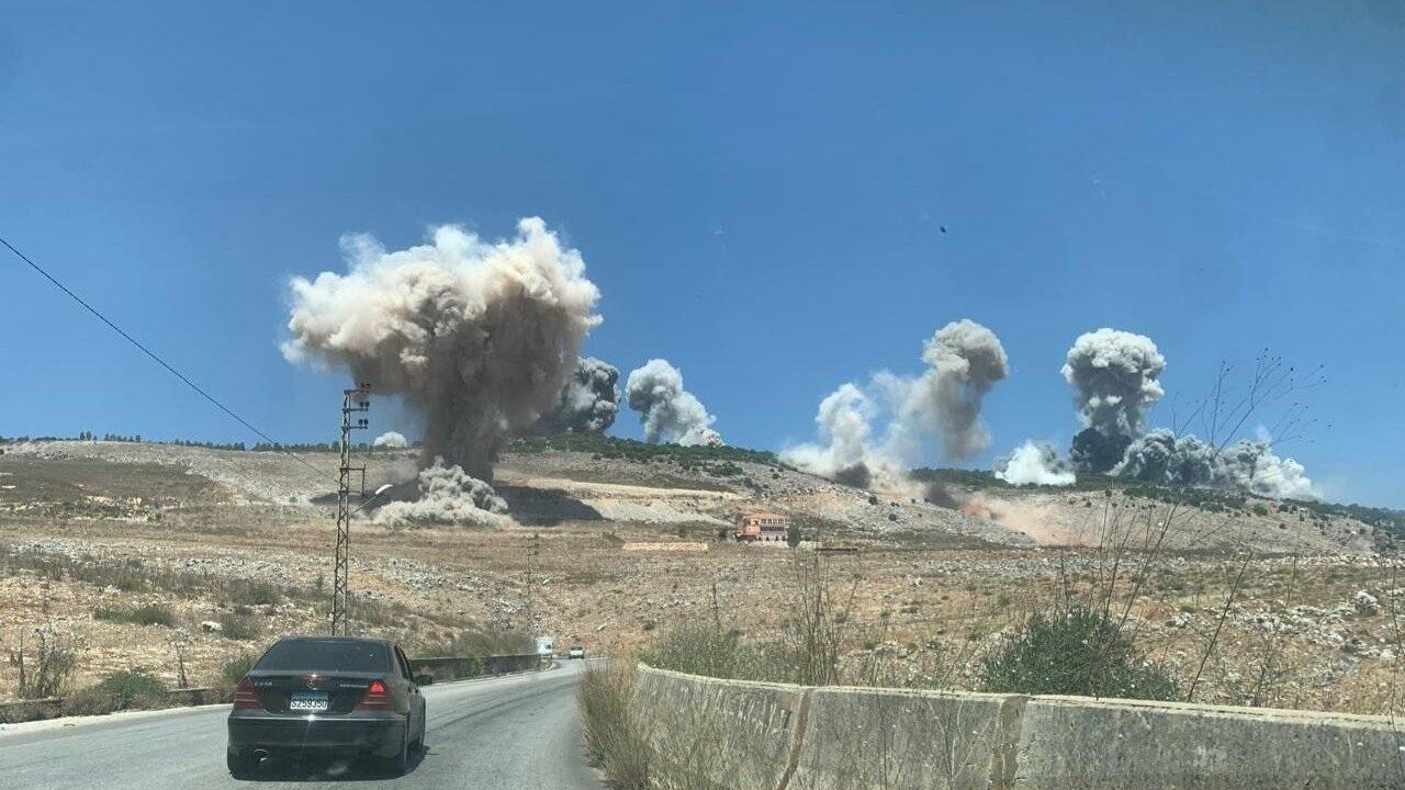 Israel Pummels South Lebanon In Biggest Airstrikes Since November Hezbollah Ceasefire
