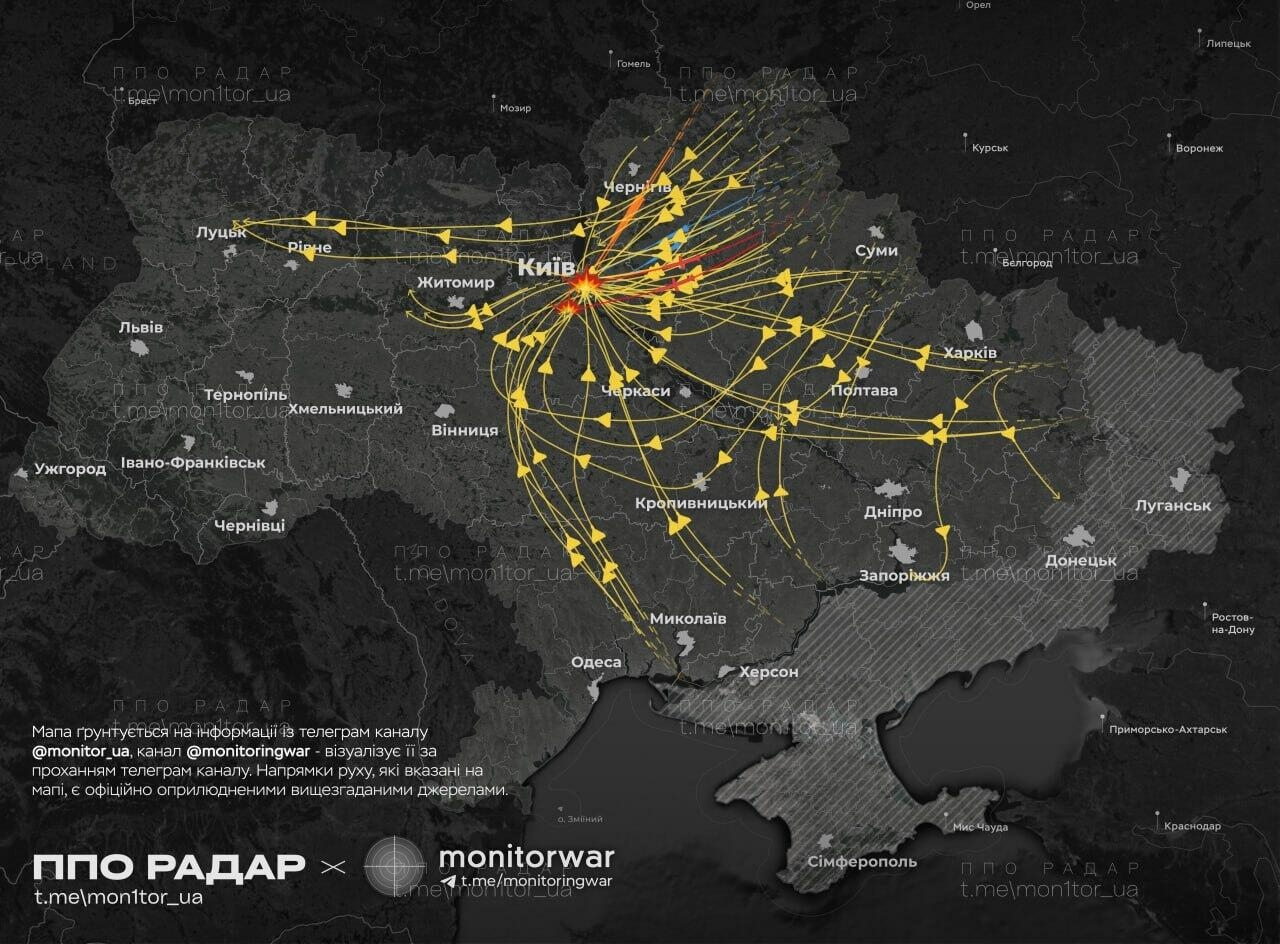 Russian Drones & Missiles "Rained Down" On Kiev In One Of The War's Most Devastating Attacks Yet