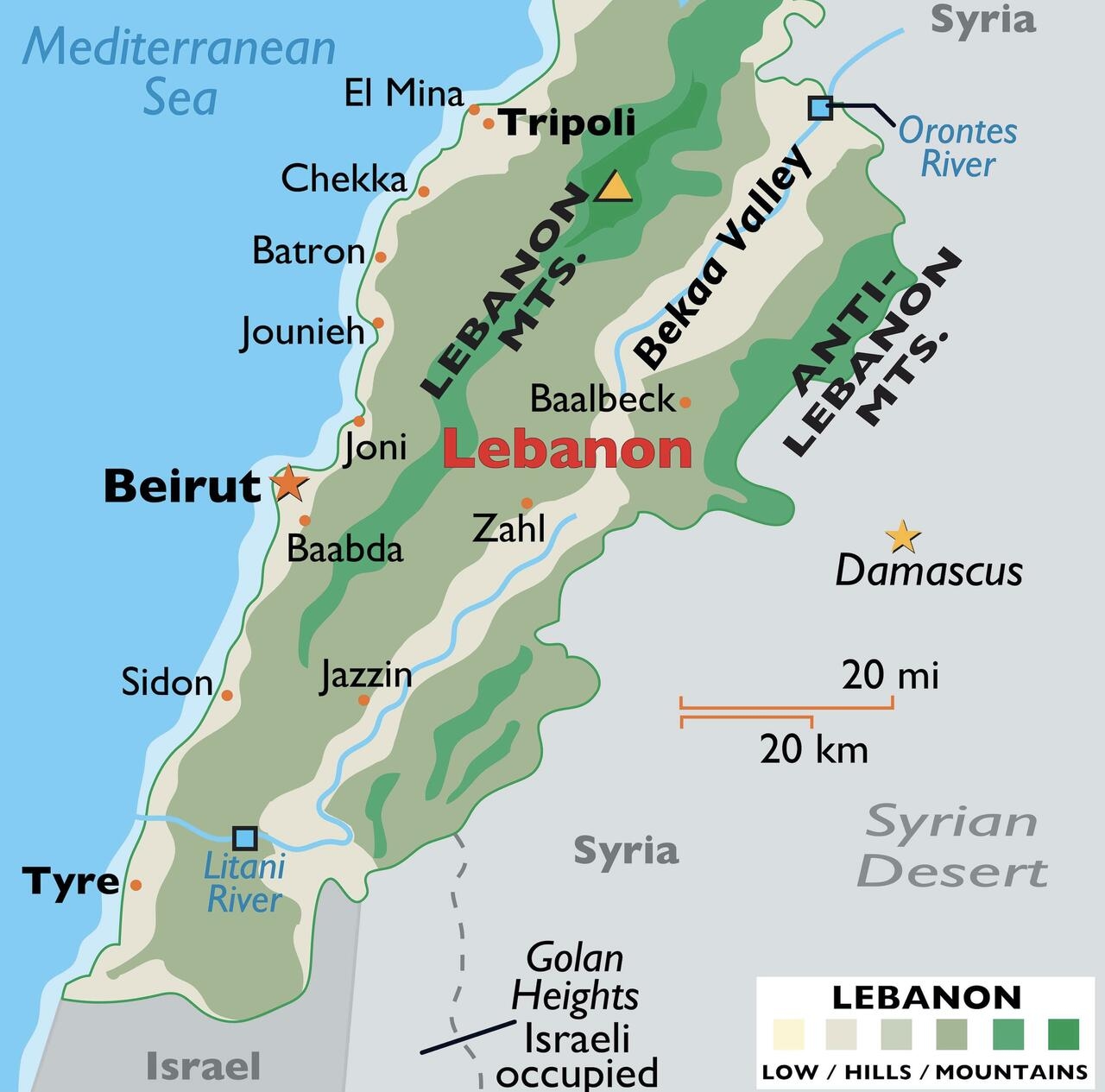 Syria Wants Lebanon's Tripoli In Swap For Israel-Held Golan Heights
