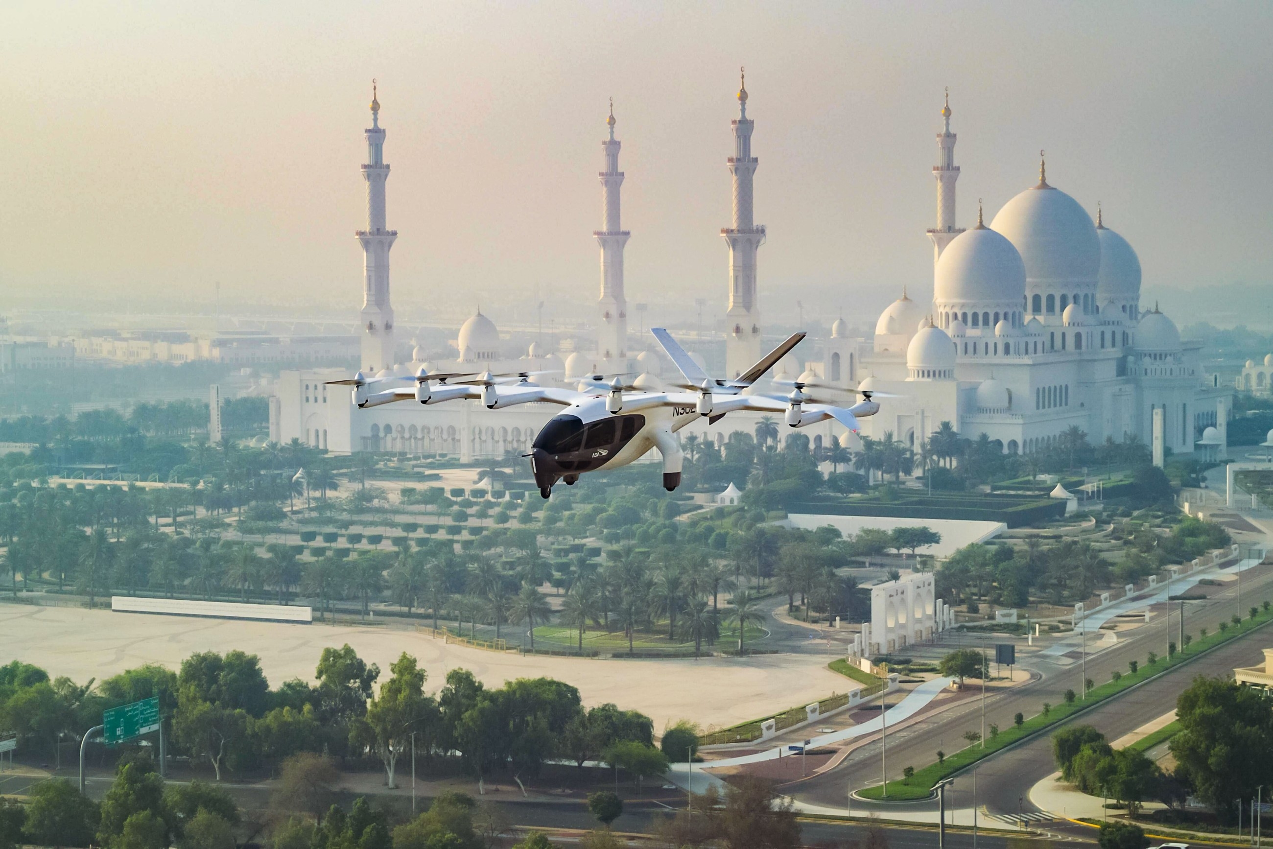 Abu Dhabi test flight sets stage for the launch of electric air taxis services