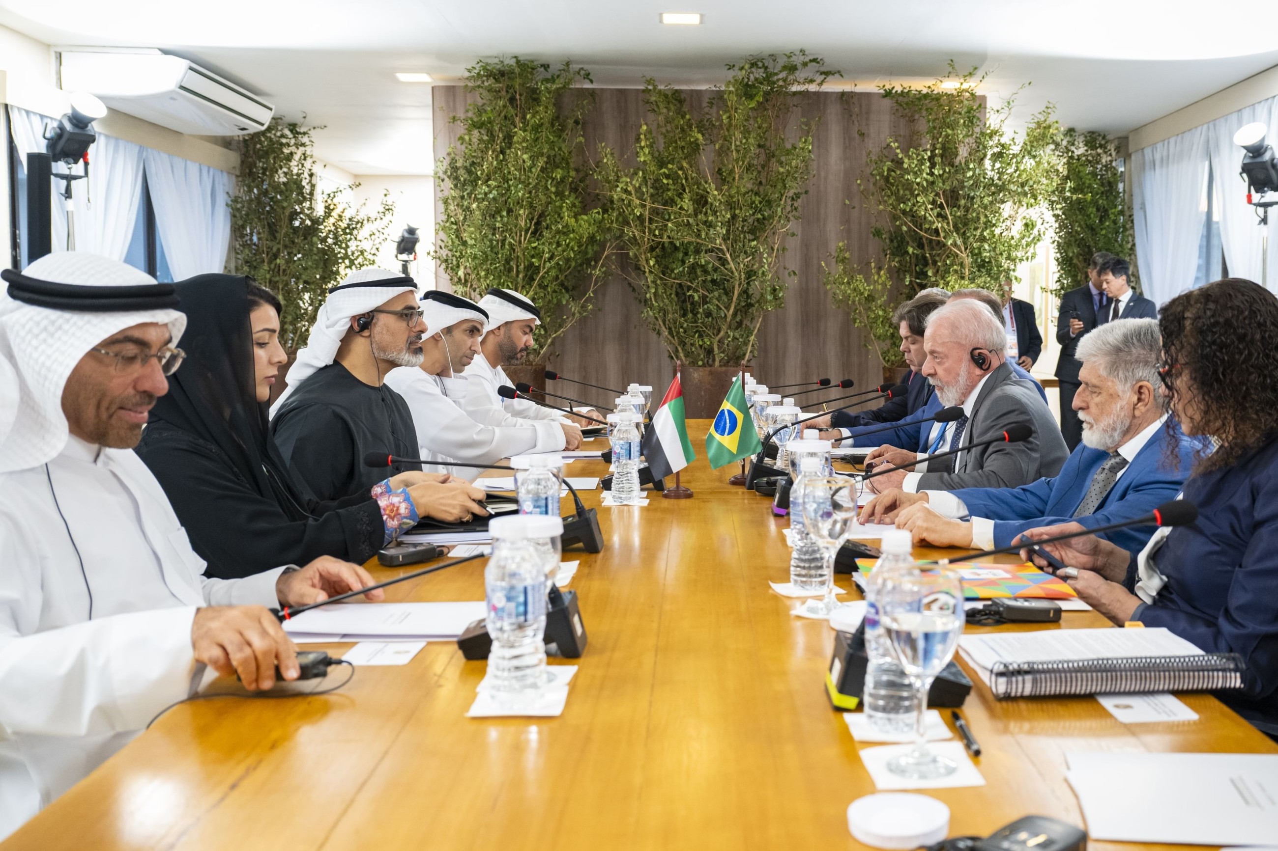 Sheikh Khaled, President of Brazil discuss further advancing bilateral relations