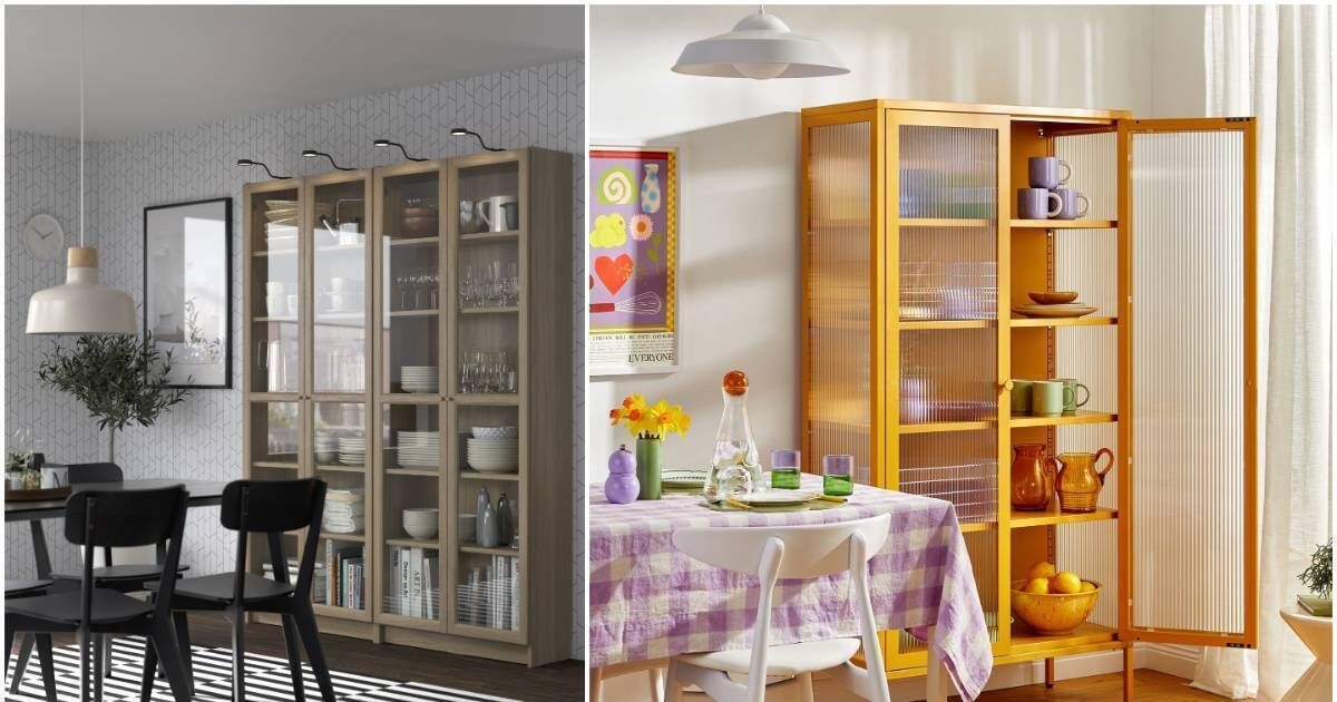 Save or Splurge? Glass cabinets for a dining room or kitchen