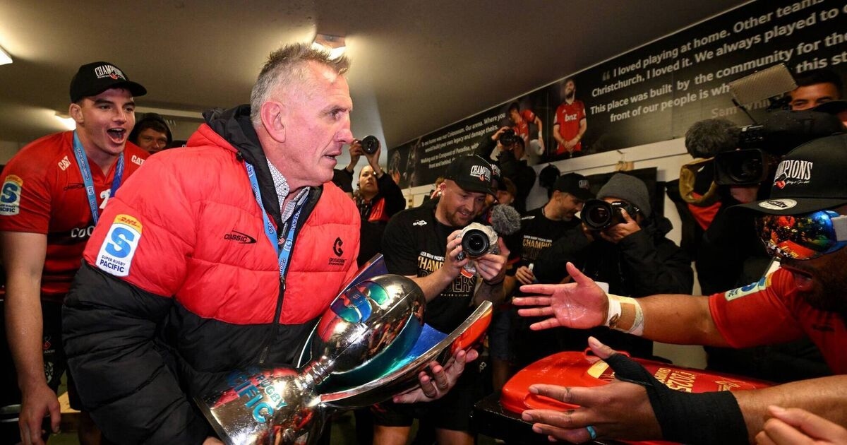 Super Rugby winner Rob Penney tight-lipped on Crusaders future