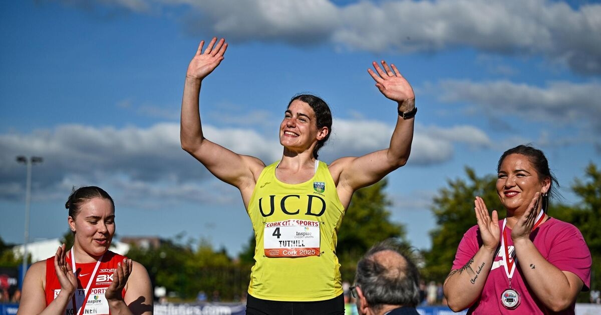 Nicola Tuthill produces career second best throw to take victory at Cork City Sports