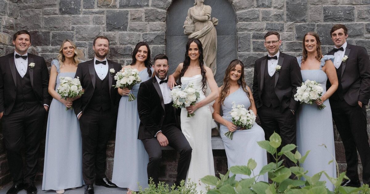 Wedding of the Week: Cork couple Emma and Cian's dream big day in Kerry castle