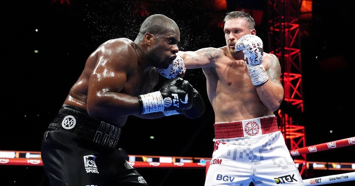 Oleksandr Usyk proves too strong again for Daniel Dubois at Wembley
