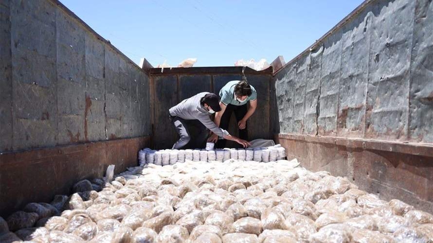 قادمة من لبنان... ضبط 500 ألف حبة كبتاغون في سوريا