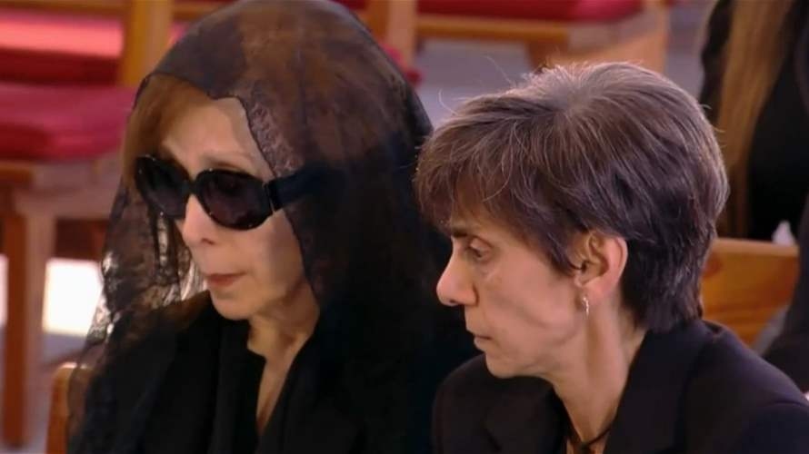 Fairuz arrives at church in Bikfaya for final farewell to son Ziad Rahbani: Video