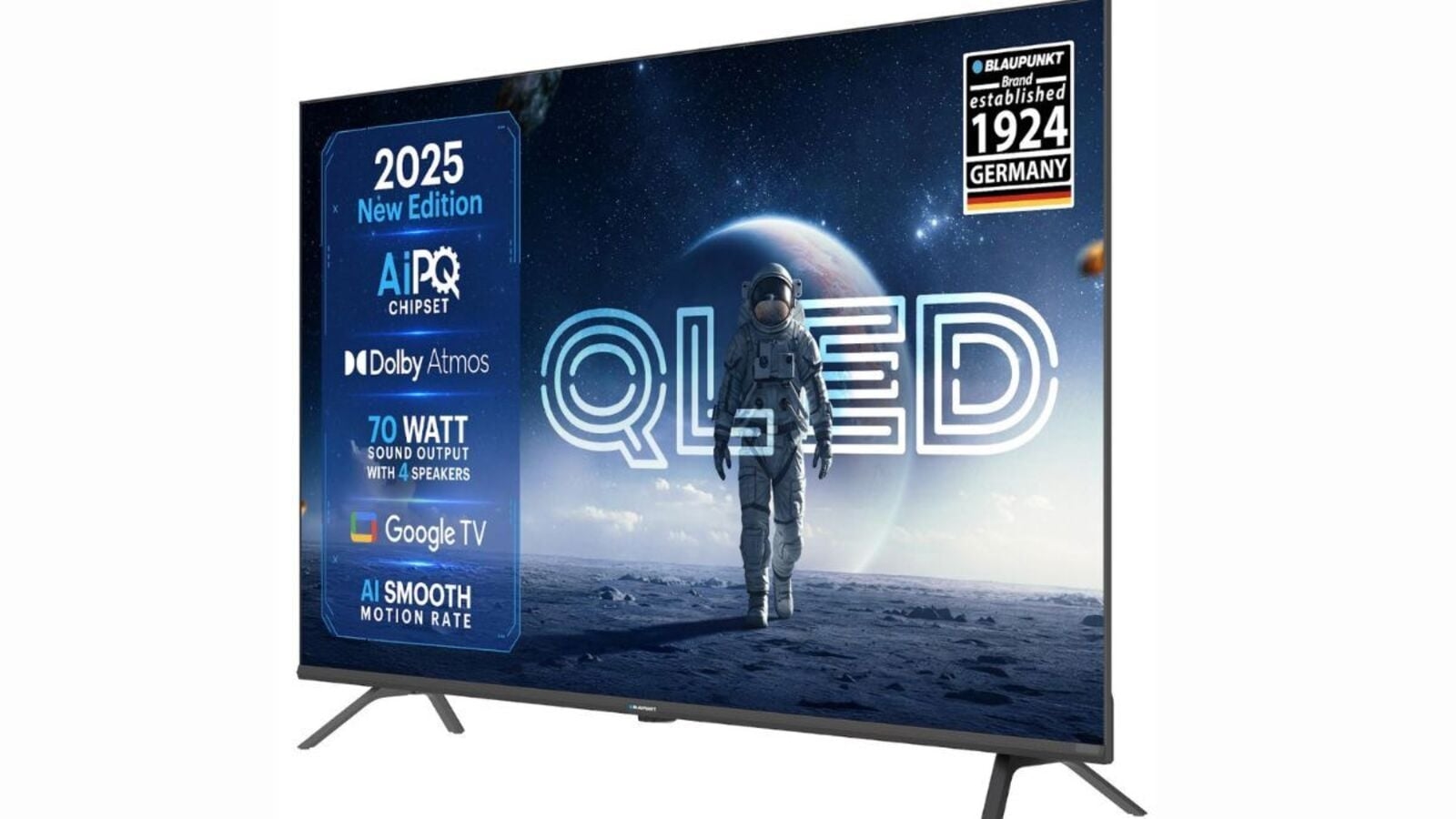 Blaupunkt launches new QLED Google TVs in India with 70W sound, starting at ₹10,999
