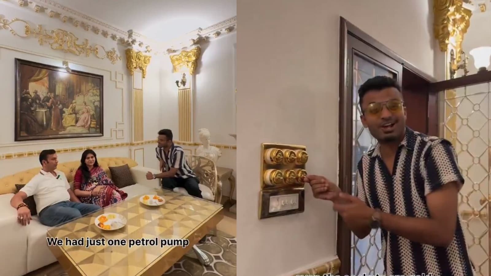 From 'Gaushala' and ‘gold' entrance to impressive car collection - Indore man's home video goes viral