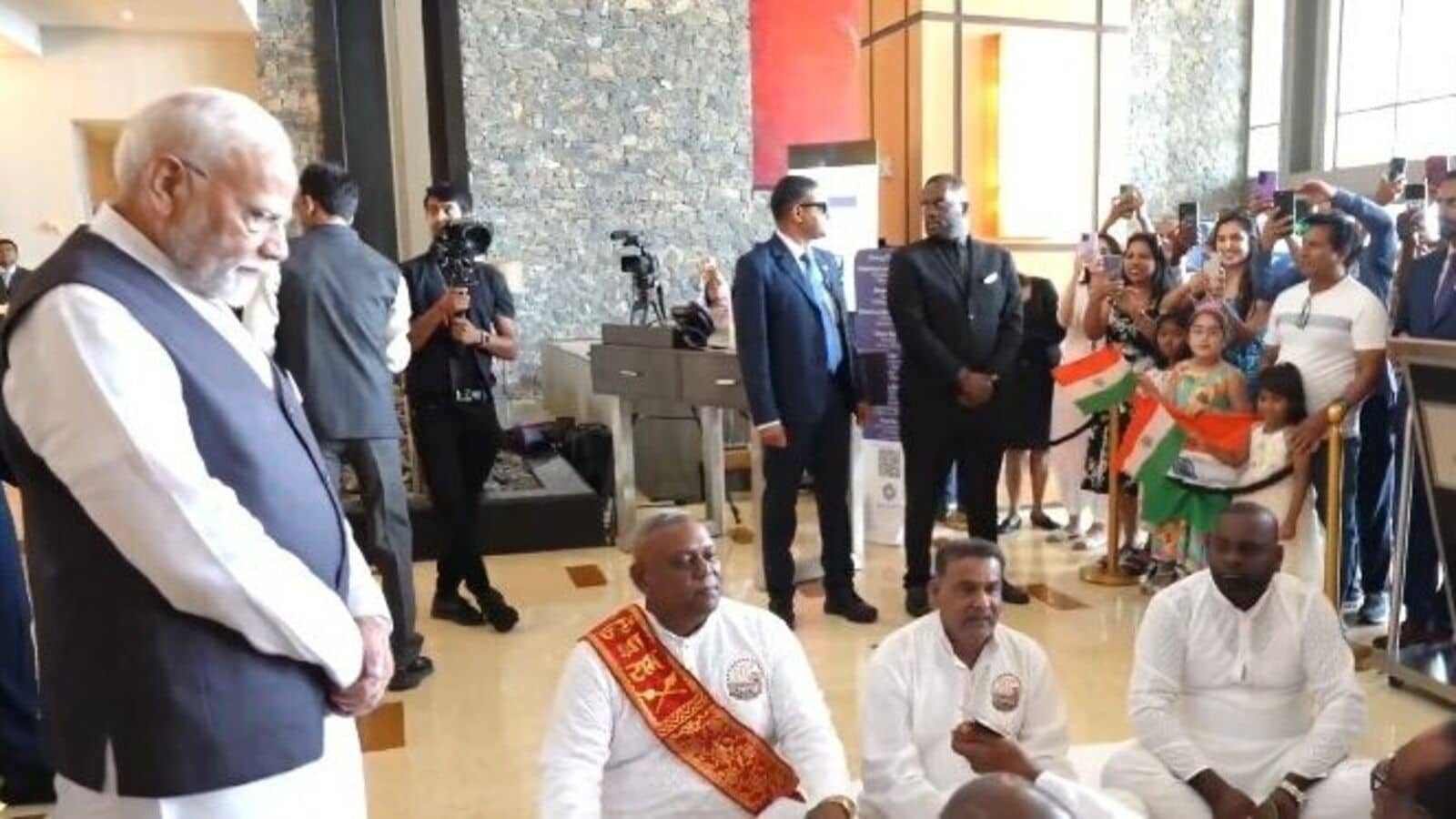 PM Modi welcomed in Trinidad and Tobago with Bhojpuri Chautaal, hails 'cultural connect like no other'