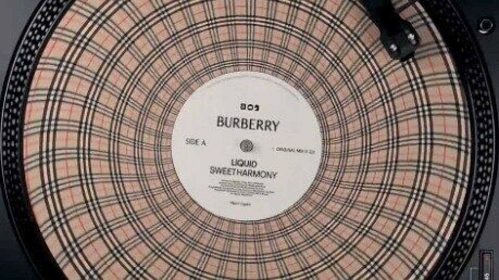Burberry's mesmerising vinyl records are nothing short of an optical illusion