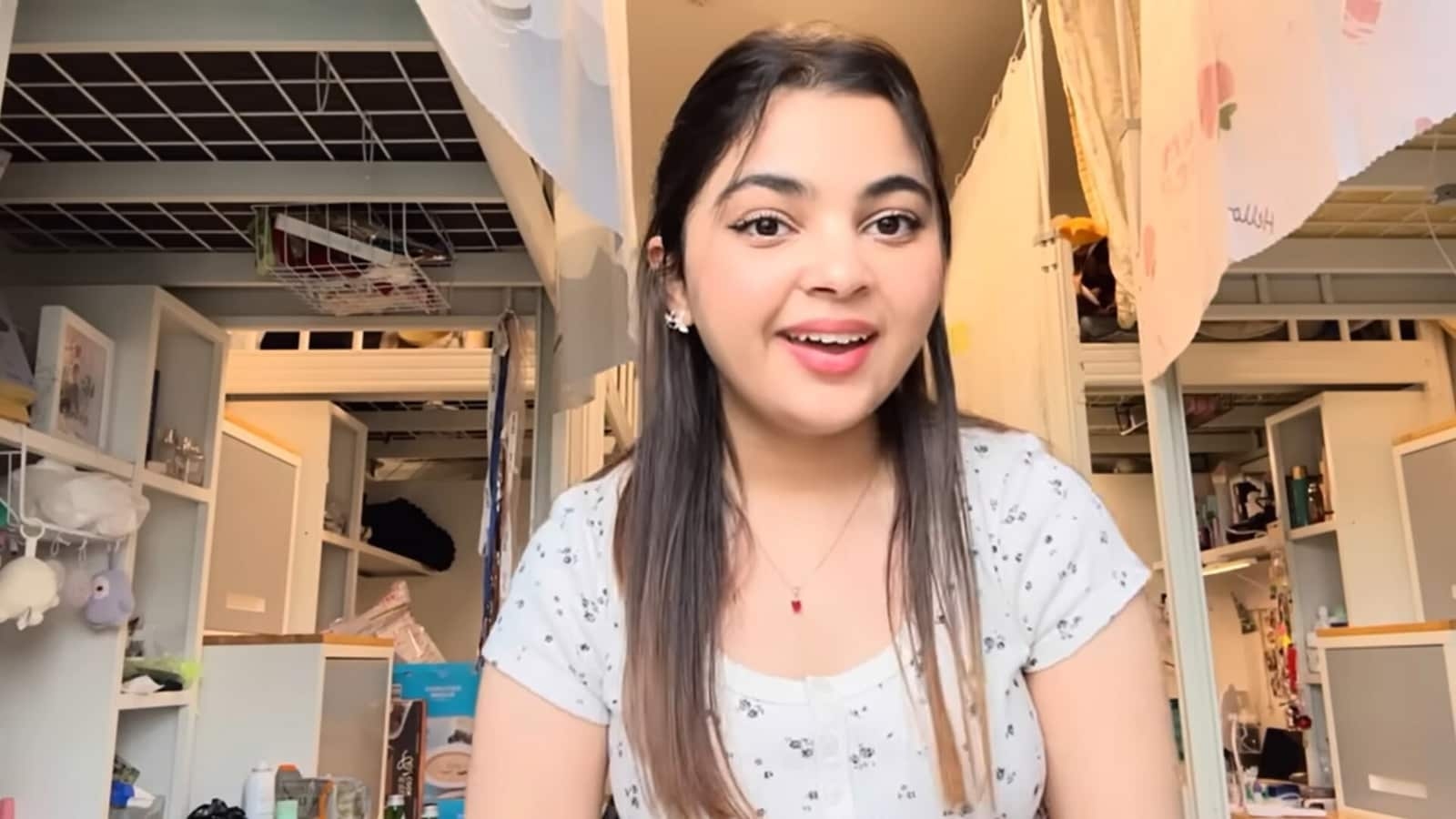 Indian student shares hostel tour from China, internet impressed with clean, modern facilities
