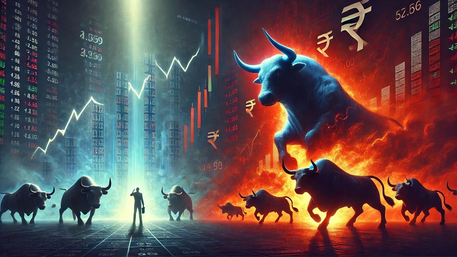 Long-term investor? These four beaten-down blue chips may be just right for you.
