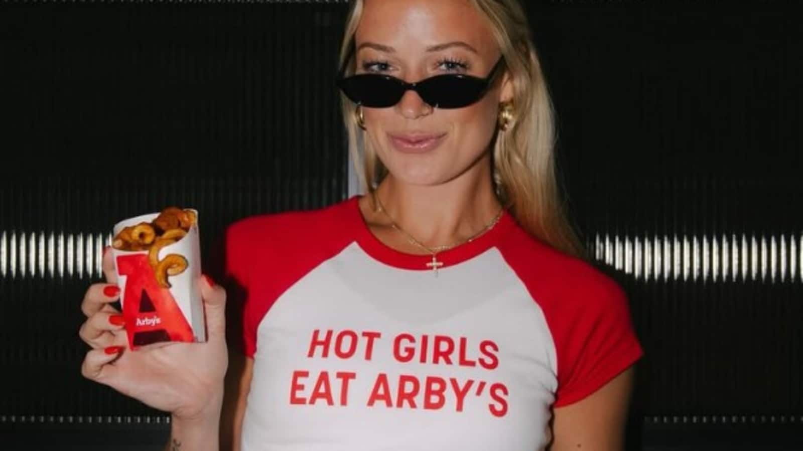 Sophie Cunningham steals spotlight with ‘Hot Girls Eat Arby's' shirt before Fever-Sky game