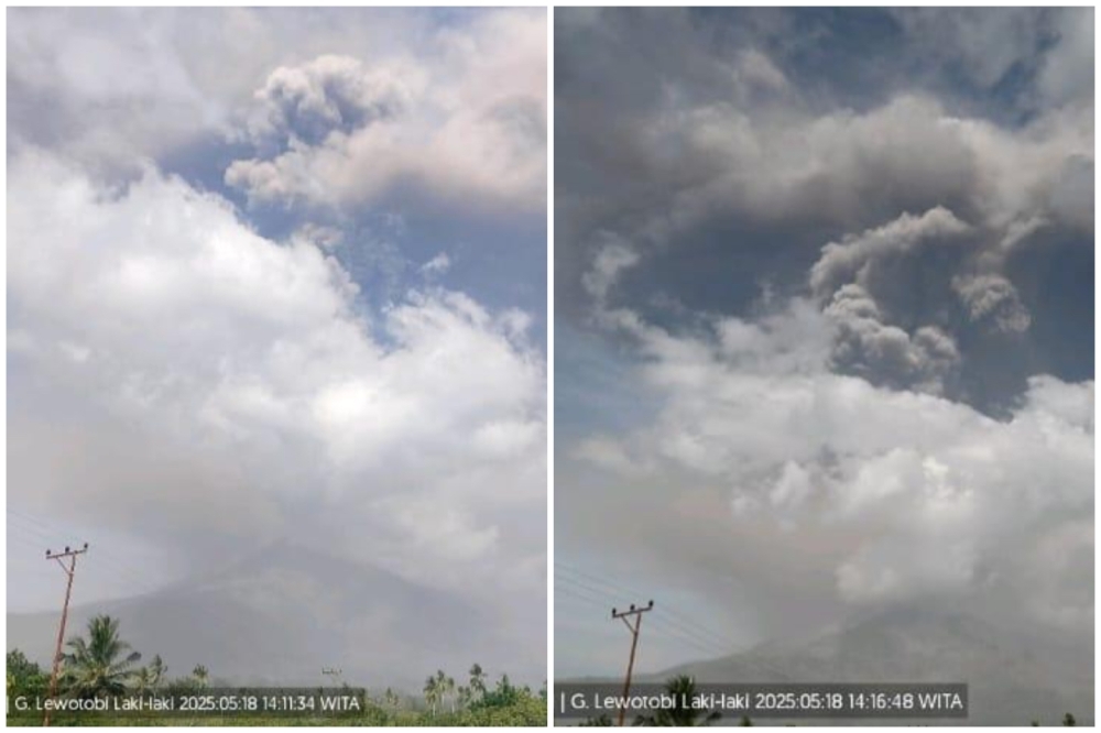 Indonesia raises highest alert as Mount Lewotobi Laki-Laki erupts, spewing ash 6km into sky