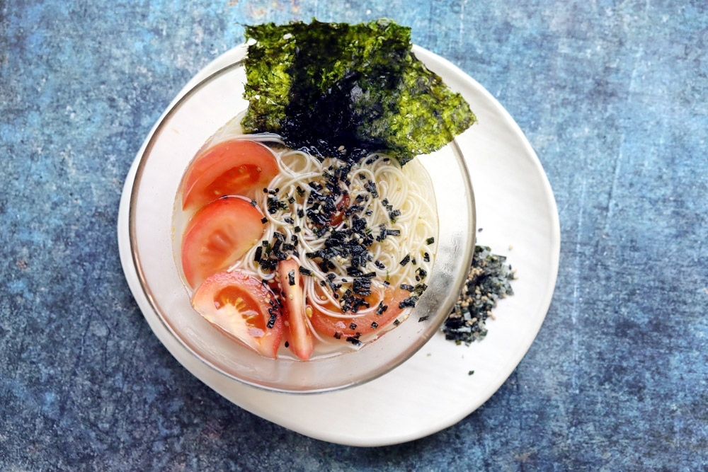 Summer noodles, served cold: The restorative power of chilled tomato ‘somen'