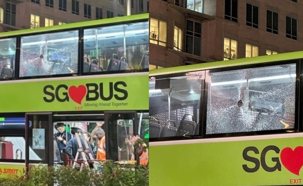 Man charged after allegedly throwing soju bottle at bus, injuring passenger in Singapore