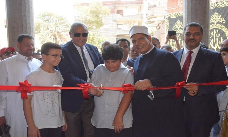 محافظ الغربية يفتتح مسجد آل الجابر بخريست بعد إحلاله وتوسعته
