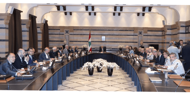 مجلس الوزراء رفع الحد الدنى للأجور الى ٢٨ مليون ليرة وتأكيد الالتزام بالبيان الوزاري والمقترحات الأميركية قيد المناقشة.. مرقص: على إسرائيل وقف اعتداءاتها وللحكومة حق التقدير السيادي