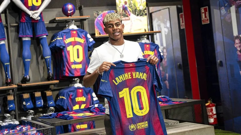 Barcelona Break Record with Lamine Yamal's New No.10