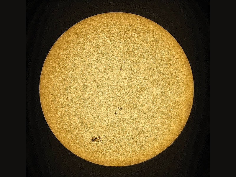 Sunspot 11 times larger than earth spotted from Oman