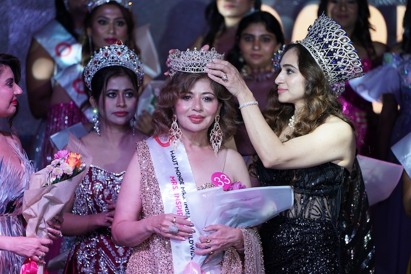 Maoosam M Mistry bags 'Mrs India Oman' title