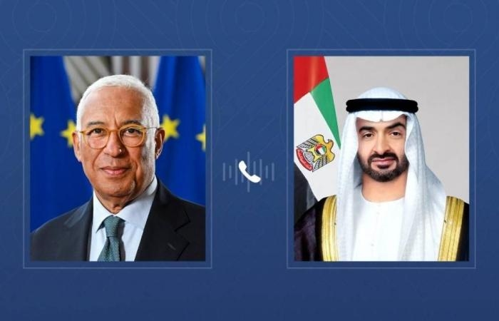 أخبار العالم : محمد بن زايد يبحث مع رئيس المجلس الأوروبي تعزيز العلاقات والتطورات الإقليمية