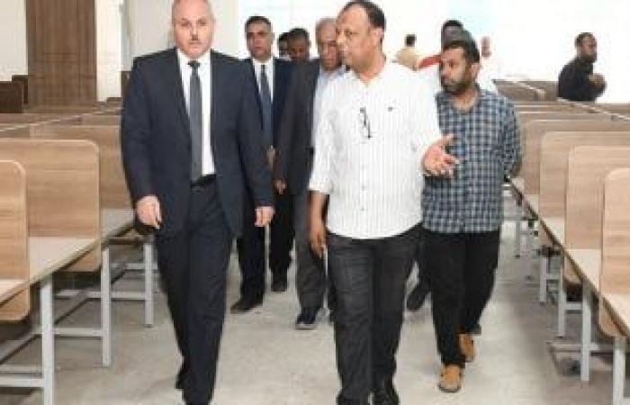 محافظات : جامعة القناة تواصل أعمال تجهيز مبنى الاختبارات الإلكترونية