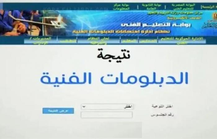 أسرع رابط بشأن نتيجة الدبلومات الفنية 2025 في القاهرة
