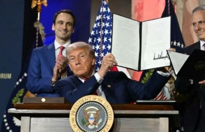 أخبار مصر : ترامب يثير الجدل من جديد: لا يجب فرض رسوم على تدريب الذكاء الاصطناعي