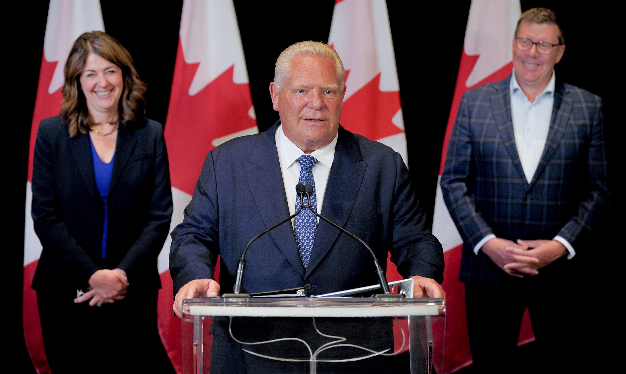 Ford and Smith divided over Trump response at premiers' summit