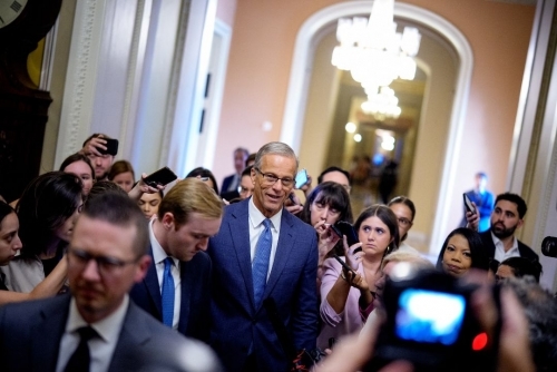 US Senate approves divisive Trump spending bill