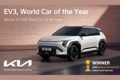 Kia EV3 named 2025 World Car of the Year