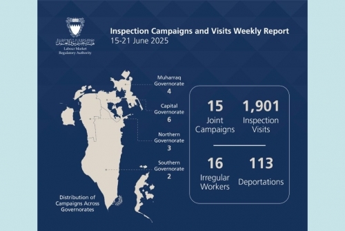 Sixteen illegal workers detained, 113 deported