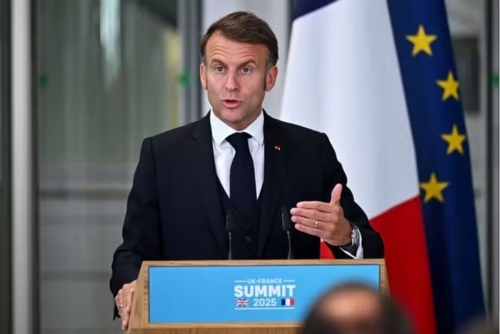 ‘Defend European interests' in US tariff talks: Macron