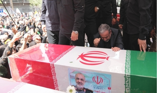 Iran holds state funeral for top brass slain in Israel war