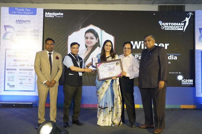 Dr. Payal Kanodia Honoured with ‘Custodian of Humanity Award 2025' for Outstanding Contributions to Social Impact and Healthcare