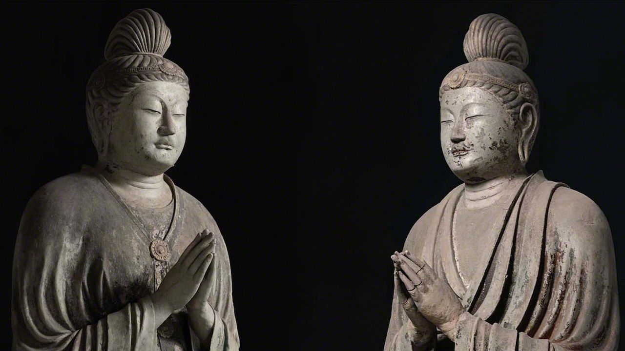 The Sunlight and Moonlight Bodhisattvas at Tōdaiji, Nara