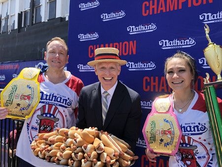 Sudo Wins Her 11th N.Y. Hot Dog Eating Contest